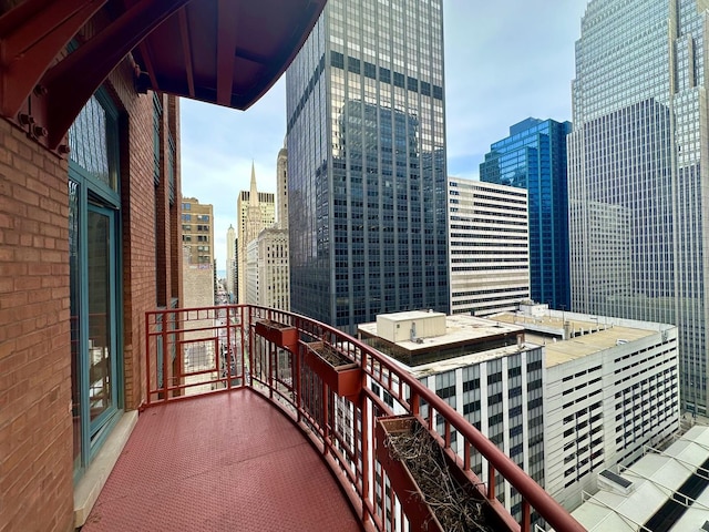208 W Washington St Unit 1711, Chicago, IL 60606 - balcony featuring a view of skyline
