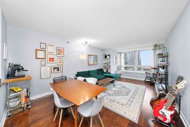 512 N Mcclurg Ct Unit 705, Chicago, IL 60611 - dining room featuring wood finished floors and baseboards