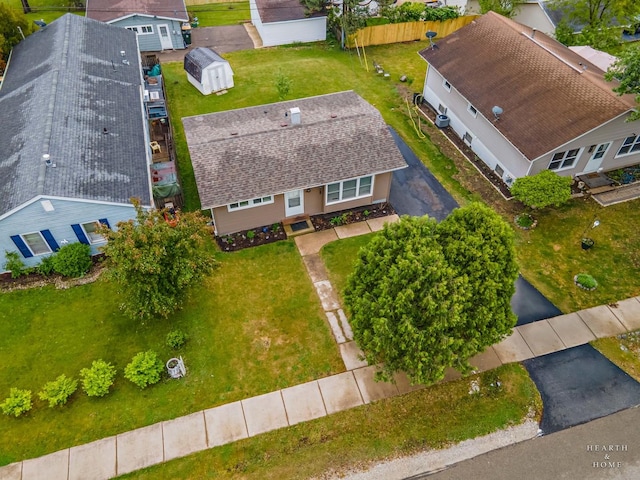 1013 Oakwood Dr, Round Lake Beach, IL 60073 - aerial view of property and surrounding area