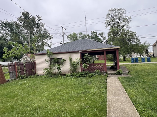 view of yard featuring a gazebo