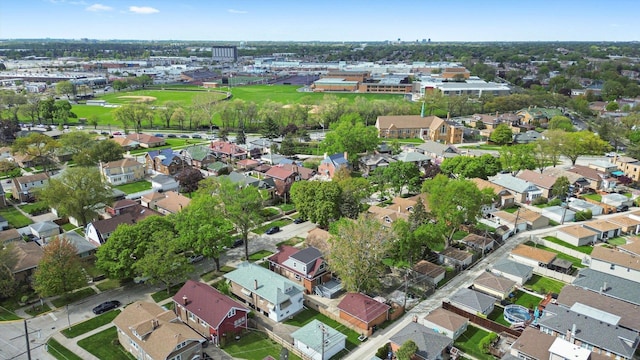 7050 26th Pkwy, Berwyn, IL 60402 - aerial view of property and surrounding area with nearby suburban area