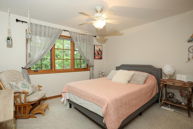 14822 S Eagle Ridge Dr, Homer Glen, IL 60491 - bedroom featuring carpet flooring, baseboards, and ceiling fan
