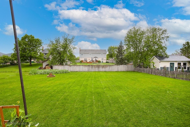 14822 S Eagle Ridge Dr, Homer Glen, IL 60491 - view of yard with an outdoor fire pit