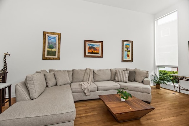 1203 Central St Unit C, Evanston, IL 60201 - living area featuring wood finished floors