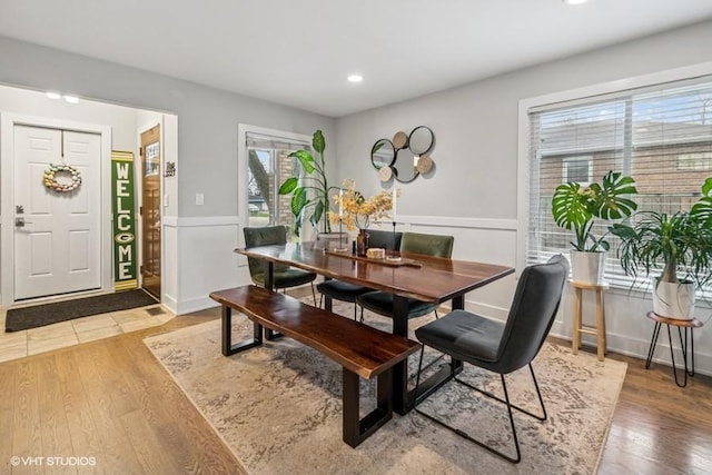 7146 S Oketo Ave, Bridgeview, IL 60455 - dining room featuring recessed lighting and light wood-style flooring