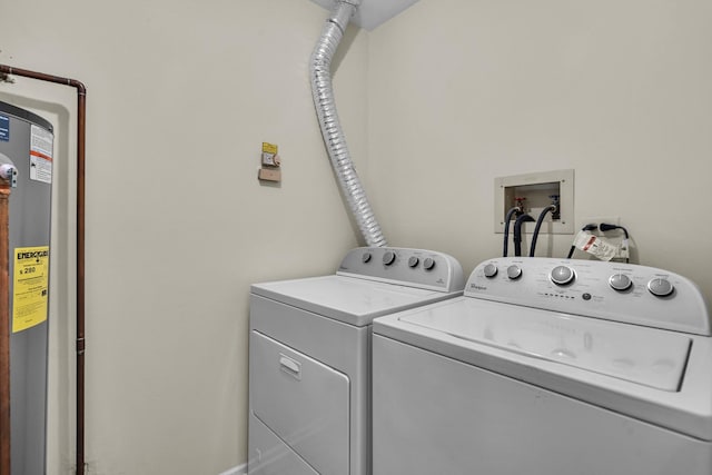 143 W Fabish Dr Unit 143, Buffalo Grove, IL 60089 - laundry room featuring water heater and washer and dryer