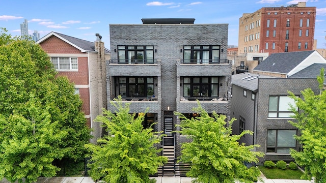 1707 S Jefferson St Unit 1, Chicago, IL 60616 - view of building exterior with stairway