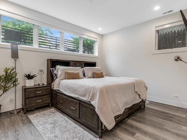 1707 S Jefferson St Unit 1, Chicago, IL 60616 - bedroom featuring wood finished floors, baseboards, and recessed lighting