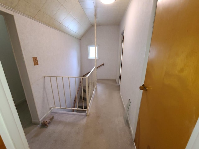 603 7th Ave, Sterling, IL 61081 - corridor featuring an upstairs landing, carpet, and baseboards