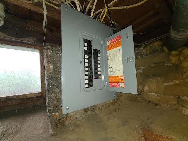 603 7th Ave, Sterling, IL 61081 - utility room featuring electric panel