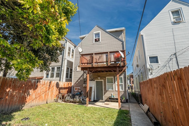 4512 S Fairfield Ave, Chicago, IL 60632 - back of house featuring a deck and cooling unit