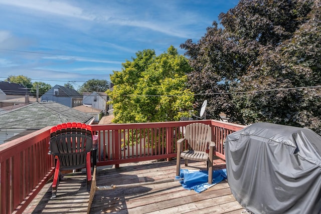 4512 S Fairfield Ave, Chicago, IL 60632 - deck featuring a grill