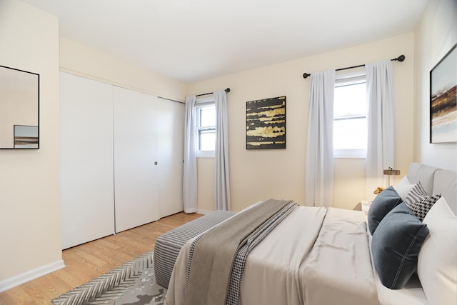 7930 164th Ct Unit 253, Tinley Park, IL 60477 - bedroom with light wood-style floors and a closet