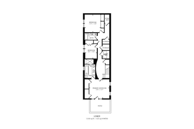 1043 W Wolfram St Unit 1, Chicago, IL 60657 - property floor plan