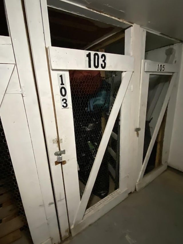 7413 Brookdale Dr Unit 103, Darien, IL 60561 - detailed view of concrete floors