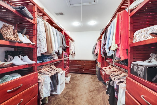 5843 N Oconto Ave, Chicago, IL 60631 - spacious closet with carpet and attic access