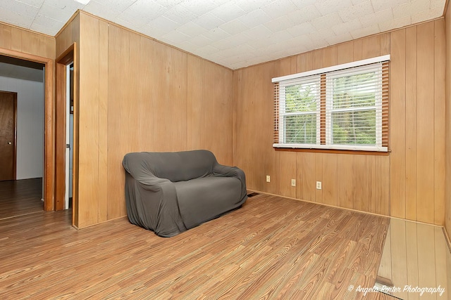 2618 Kashmiri Ave, Mchenry, IL 60050 - living area with wood finished floors and wood walls