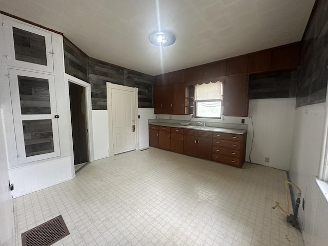 107 W S St, Morrison, IL 61270 - kitchen featuring light countertops, light floors, and a sink