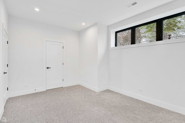 3905 N Drake Ave, Chicago, IL 60618 - carpeted spare room featuring recessed lighting and baseboards
