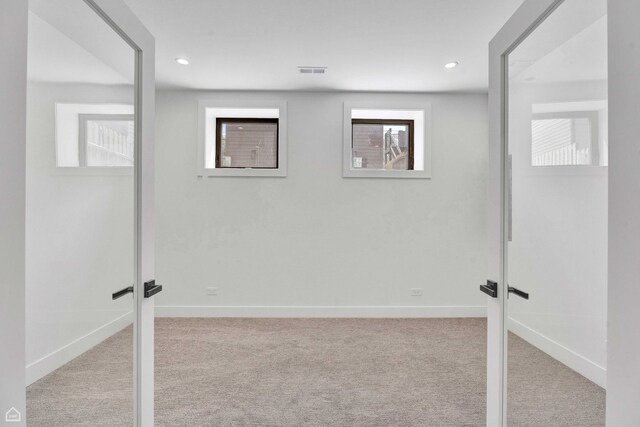 3905 N Drake Ave, Chicago, IL 60618 - below grade area featuring carpet floors, baseboards, and recessed lighting
