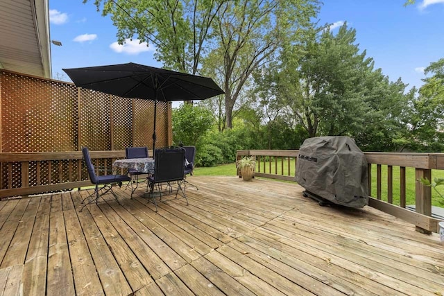 2N439 Bernice Ave, Glen Ellyn, IL 60137 - deck featuring grilling area