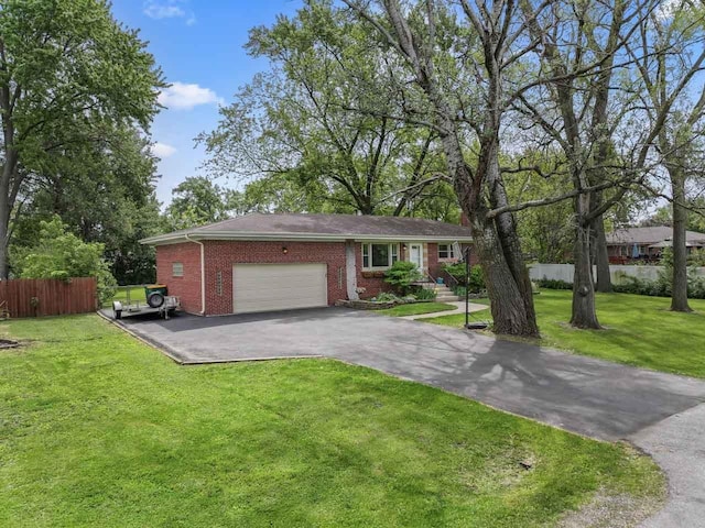 2N439 Bernice Ave, Glen Ellyn, IL 60137 - single story home with brick siding, a garage, and asphalt driveway