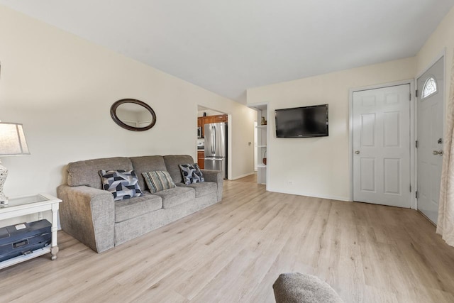 2N439 Bernice Ave, Glen Ellyn, IL 60137 - living area featuring light wood-type flooring and baseboards