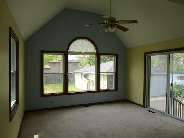 786 N Van Auken St, Elmhurst, IL 60126 - unfurnished sunroom featuring lofted ceiling
