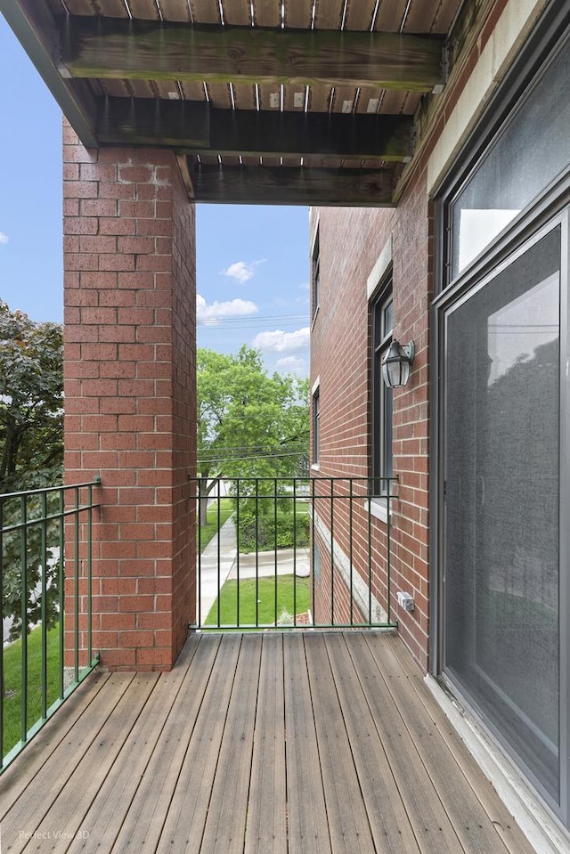 5417 S Melvina Ave Unit 203, Chicago, IL 60638 - view of deck