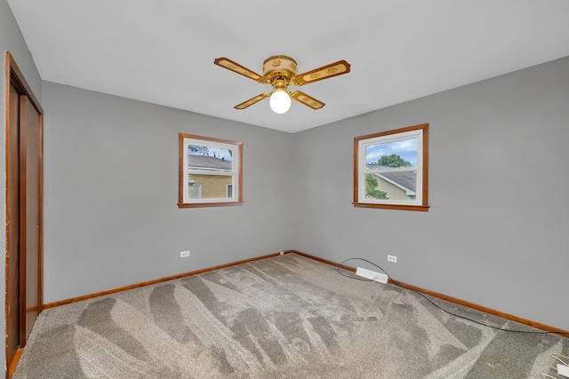 8 E Eureka St, Lemont, IL 60439 - unfurnished bedroom featuring baseboards, multiple windows, and a closet