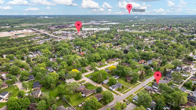 8 E Eureka St, Lemont, IL 60439 - bird's eye view