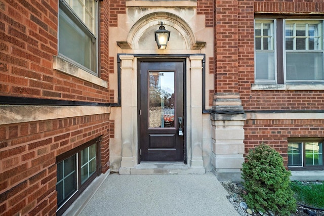 213 N Marion St Unit 1C, Oak Park, IL 60302 - doorway to property with brick siding