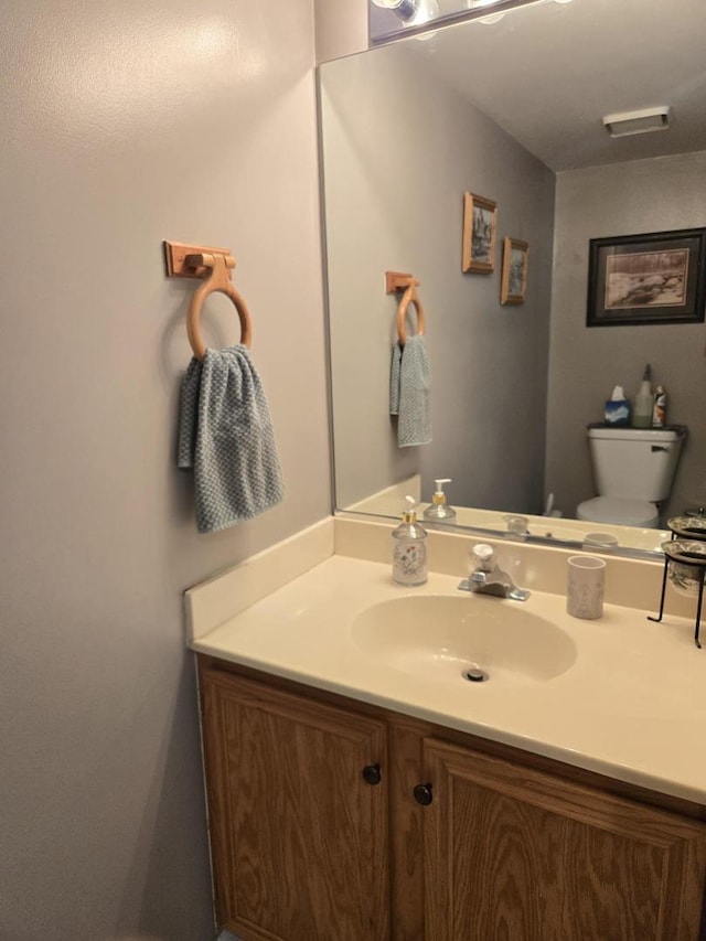 997 W Briarcliff Rd, Bolingbrook, IL 60440 - bathroom with vanity and toilet