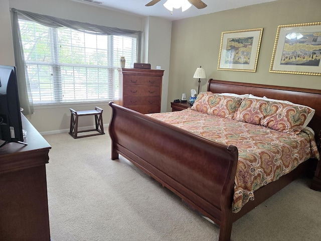 997 W Briarcliff Rd, Bolingbrook, IL 60440 - carpeted bedroom with multiple windows and a ceiling fan