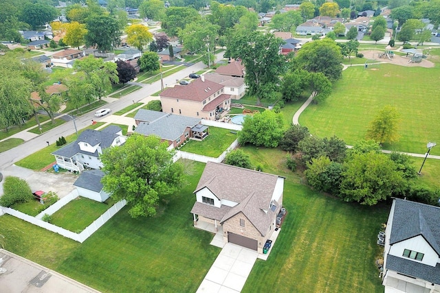 7218 S 78th Ave, Bridgeview, IL 60455 - aerial view of property's location with nearby suburban area