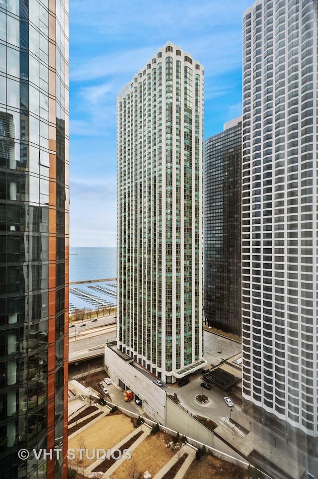 201 N Westshore Dr Unit 2608, Chicago, IL 60601 - view of building exterior featuring a water view and a city view