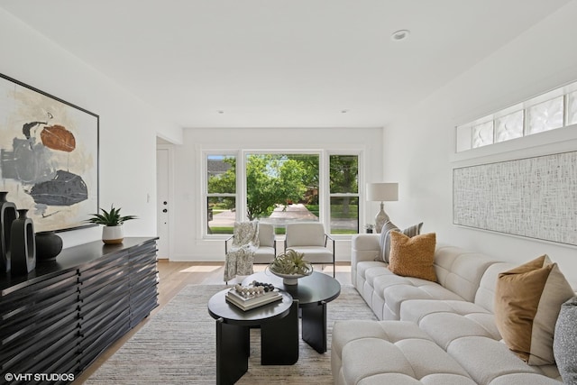 1208 N Dunton Ave, Arlington Heights, IL 60004 - living room with light wood-type flooring