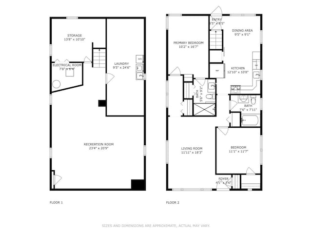 1208 N Dunton Ave, Arlington Heights, IL 60004 - home floor plan