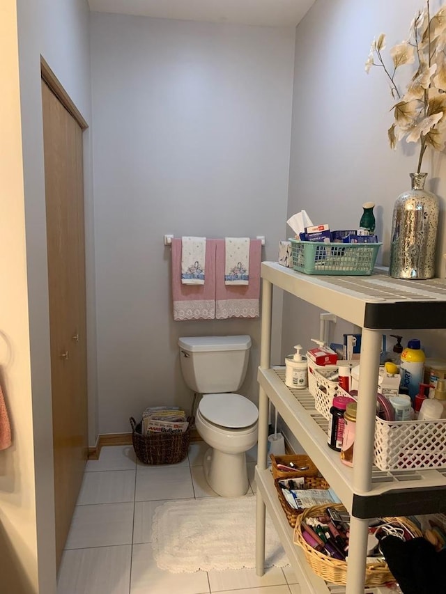 39510 N Cambridge Blvd, Beach Park, IL 60083 - bathroom with tile patterned flooring and toilet