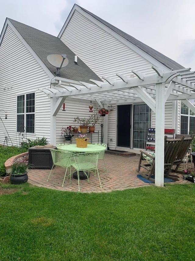 39510 N Cambridge Blvd, Beach Park, IL 60083 - view of patio / terrace with a pergola