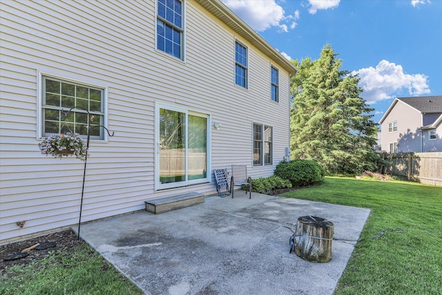 1517 Bridge Point Ln, Champaign, IL 61822 - back of property featuring a patio