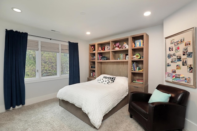 244 Kenmore Ave, Deerfield, IL 60015 - bedroom with recessed lighting, carpet, and baseboards