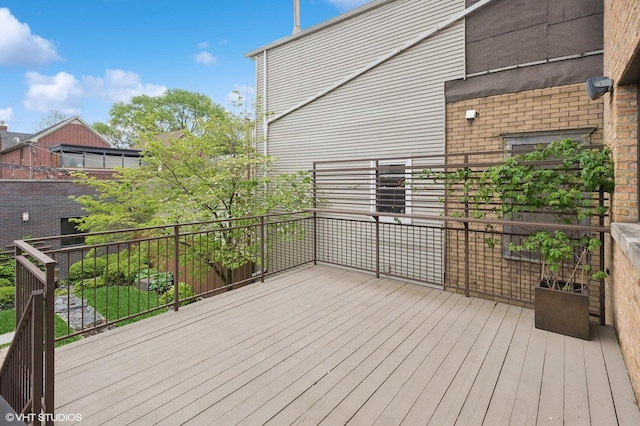 3635 N Paulina St, Chicago, IL 60613 - view of wooden terrace