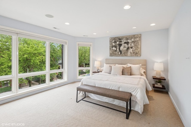 3635 N Paulina St, Chicago, IL 60613 - carpeted bedroom featuring recessed lighting and baseboards