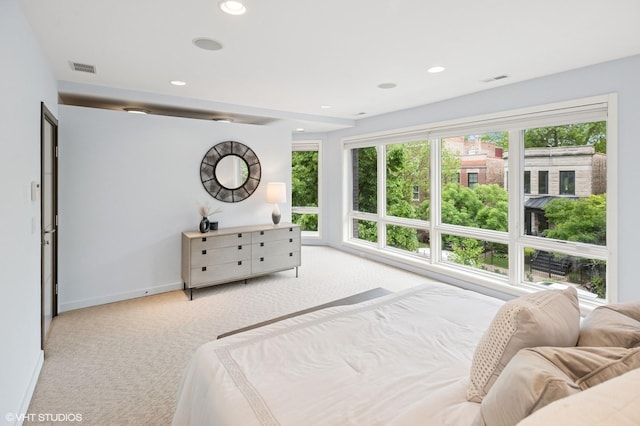 3635 N Paulina St, Chicago, IL 60613 - carpeted bedroom featuring baseboards and recessed lighting