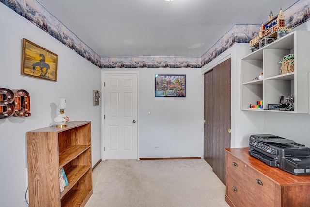 24W474 Surf Ct, Naperville, IL 60540 - carpeted home office featuring baseboards