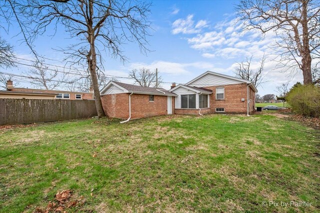 18371 Gladville Ave, Homewood, IL 60430 - back of house with brick siding