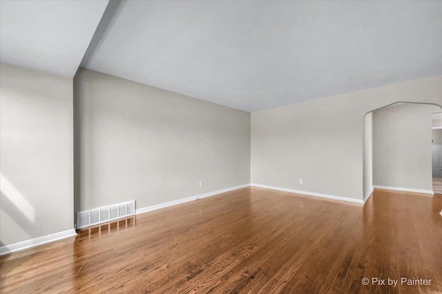 18371 Gladville Ave, Homewood, IL 60430 - empty room featuring wood finished floors and baseboards