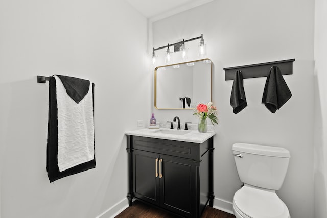 22308 S Eastcliff Dr, Joliet, IL 60404 - bathroom featuring vanity and wood finished floors