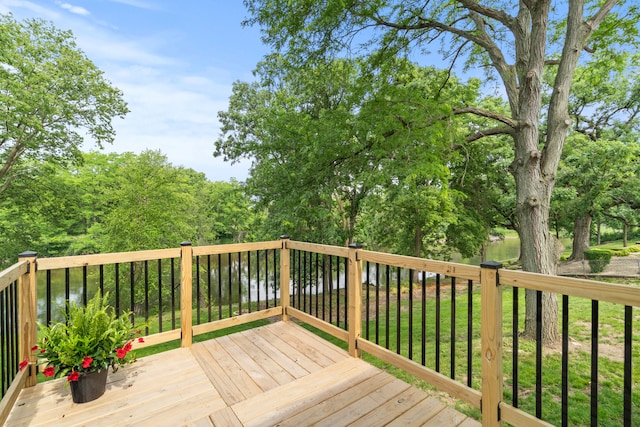 22308 S Eastcliff Dr, Joliet, IL 60404 - view of wooden terrace